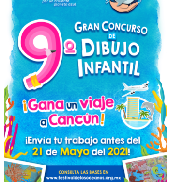 CONCURSO DE DIBUJO INFANTIL DEL 9°FESTIVAL DE LOS OCÉANOS, ESCAPARATE DE TALENTO Y AMOR POR EL PLANETA.