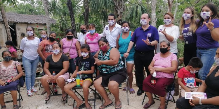 ’VAMOS A TRABAJAR POR ELLOS, POR TENER UNA FAMILIA RICA LLENA DE VALORES Y QUE REGRESE LA PAZ Y SEGURIDAD EN BENITO JUÁREZ’: LUPITA ALCOCER