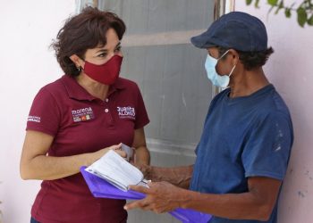 SAN MIGUEL II, REFRENDA SU APOYO A JUANITA ALONSO