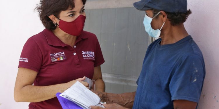 SAN MIGUEL II, REFRENDA SU APOYO A JUANITA ALONSO