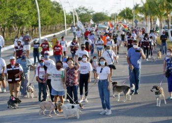 SE COMPROMETE JUANITA ALONSO CONSTRUIR UN PARQUE PARA CANES