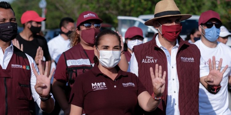 MARA LEZAMA MANTIENE VENTAJA EN BENITO JUÁREZ