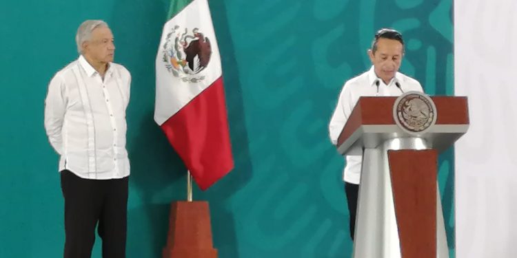 INICIA  LA CONFERENCIA MAÑANERA DESDE CHETUMAL.