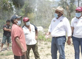 SIN FALSOS MONTAJES, RECIBEN CON HUMILDAD AL CANDIDATO DE LA COALICIÓN «JUNTOS HACEMOS HISTORIA»