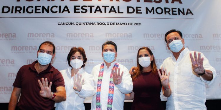 RINDE PROTESTA NUEVA DIRIGENCIA DE MORENA EN QUINTANA ROO