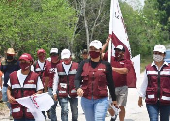 BACALAR ESTÁ CON LA CUARTA TRANSFORMACIÓN; COMUNIDADES SE SUMAN A ANAHÍ GONZÁLEZ