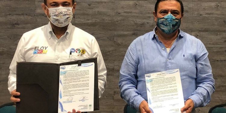 RESPALDA SECTOR EMPRESARIAL A ELOY PENICHE