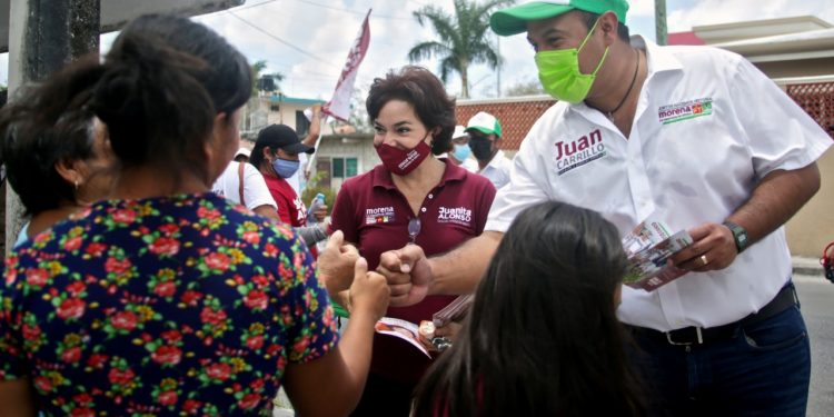 JUANITA ALONSO OFRECE GOBIERNO CIUDADANO A VECINOS DE LA COLONIA ADOLFO LÓPEZ MATEOS