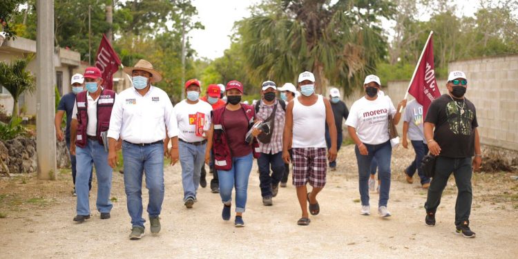 LA COMUNIDAD DE BENITO JUÁREZ RESPALDA AL CANDIDATO EMIR BELLOS.