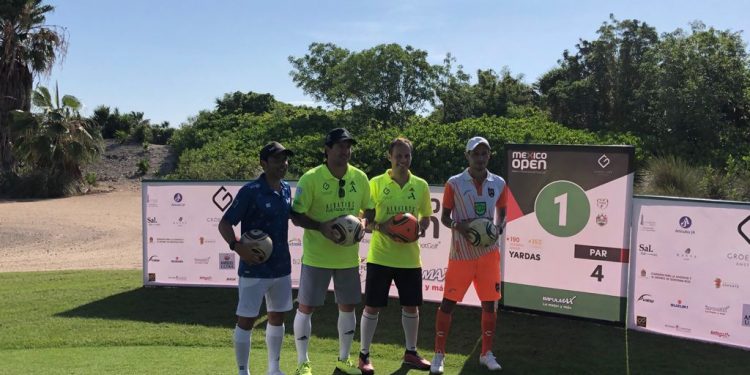 CÉSAR DÍAZ Y BEN CLARKE, LIDERAN EL CANCUN MAJOR DE FOOTGOLF