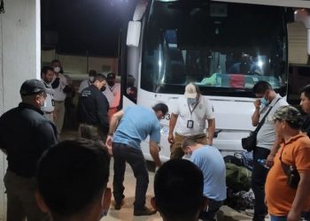 ASEGURAN A 32 INDOCUMENTADOS EN MACUSPANA