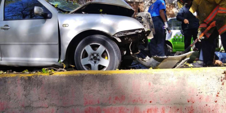 REGISTRAN FUERTE ACCIDENTE EN PARAÍSO