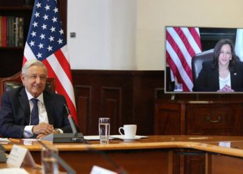 AMLO DESTACA CONVERSACIÓN «AMISTOSA» CON HARRIS SOBRE MIGRACIÓN