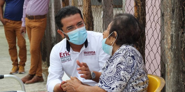 CASA POR CASA LLEVAREMOS UN MENSAJE DE ESPERANZA: ERIC GARRIDO