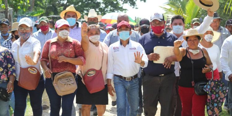 RANCHERÍA FEDERICO ÁLVAREZ REFRENDA SU APOYO A ERIC GARRIDO