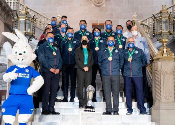 RECIBE CLAUDIA SHEINBAUM A LOS CAMPEONES DE LA LIGA MX
