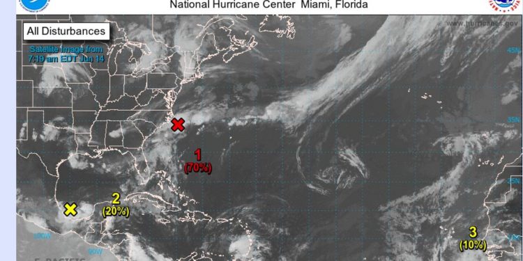 DEPRESIÓN TROPICAL 2 NO REPRESENTA PELIGRO PARA QUINTANA ROO
