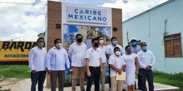 ENTREGA DE MÓDULOS DE INFORMACIÓN TURÍSTICA EN EL SUR DEL ESTADO