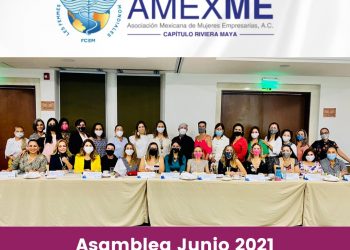 LLEVAN A CABO LA JUNTA MENSUAL DE SOCIAS AMEXME RIVIERA EN EL HOTEL WYNDHAM