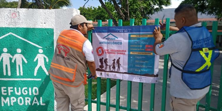 DAN MANTENIMIENTO PERMANENTE A REFUGIOS ANTICICLÓNICOS DE TULUM