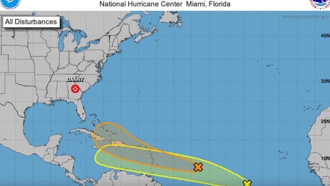 VIGILAN DOS FENÓMENOS METEOROLÓGICOS EN EL ATLÁNTICO