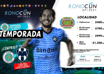 RAYADOS DE MONTERREY, ‘SPARRING’ DE LUJO EN PRETEMPORADA PARA CANCÚN FC.