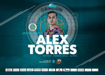 ALEX TORRES REFUERZA LA DEFENSA DE CANCÚN FC.