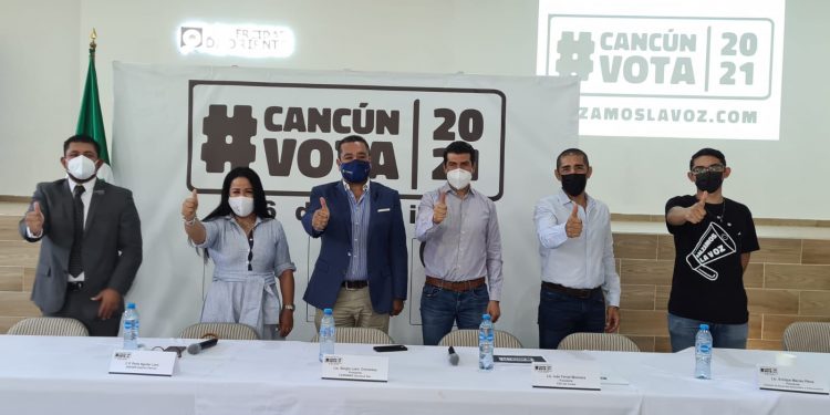 ORGANISMOS EMPRESARIALES, CÁMARAS Y SOCIEDAD CIVIL PRESENTAN LA INICIATIVA APARTIDISTA CANCÚN VOTA
