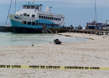 MUERE AHOGADO PRESUNTO TURISTA EN PLAYA LANGOSTA