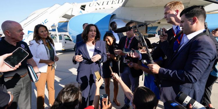 HARRIS LLEGA A LA FRONTERA CON MÉXICO PARA EVALUAR «EFECTOS» DE LA MIGRACIÓN
