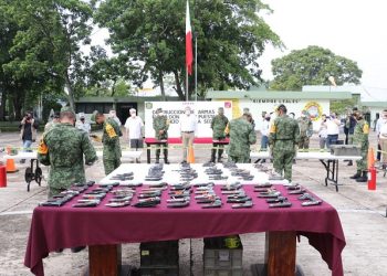 ENCABEZA ADÁN AUGUSTO EVENTO DE DESTRUCCIÓN DE ARMAS EN LA 30 ZONA MILITAR