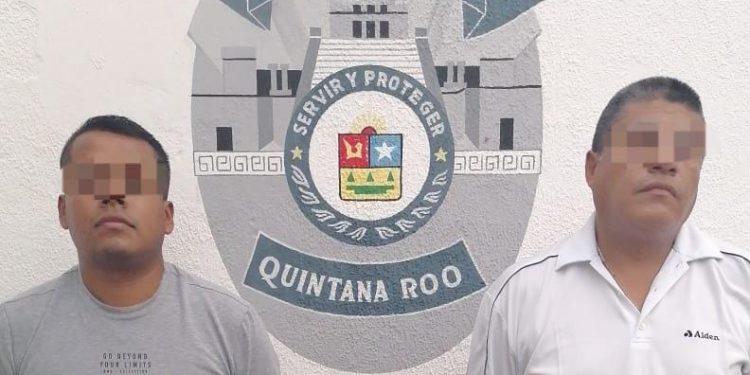 POLICÍA DE QUINTANA ROO ASEGURA A DOS SUJETOS POR PORTACIÓN ILEGAL DE ARMAS EN TULUM