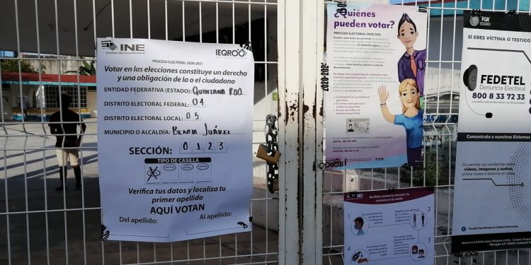 CIERRAN CASILLAS AL LLEGAR A LAS 18 HORAS