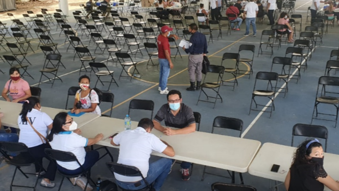 REPORTAN BAJA AFLUENCIA DE PERSONAS EN MÓDULOS DE VACUNACIÓN EN TULUM