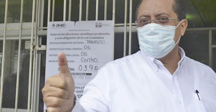 PIDE MANUEL ANDRADE A LOS TABASQUEÑOS SALIR A VOTAR