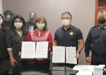 SIGNA CONVENIO SSPC CON IEM PARA FORTALECER ACCIONES A FAVOR DE LAS MUJERES