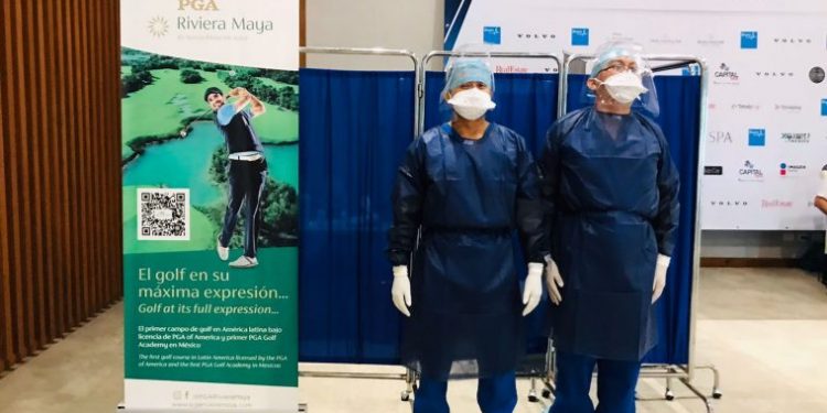 REALIZA PRONALAB TEST ANTICOVID A COMPETIDORES DEL PGA RIVIERA MAYA