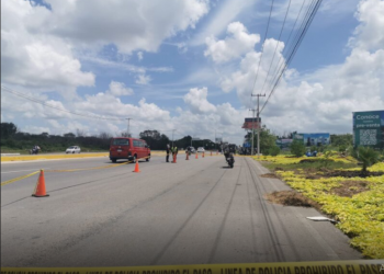 POLICÍA PIERDE LA VIDA AL RECIBIR DISPAROS EN LA CARRETERA MÉRIDA-MOTUL