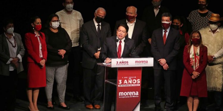 MORENA CELEBRA FESTIVAL POR LOS TRES AÑOS DE TRIUNFO DE LÓPEZ OBRADOR