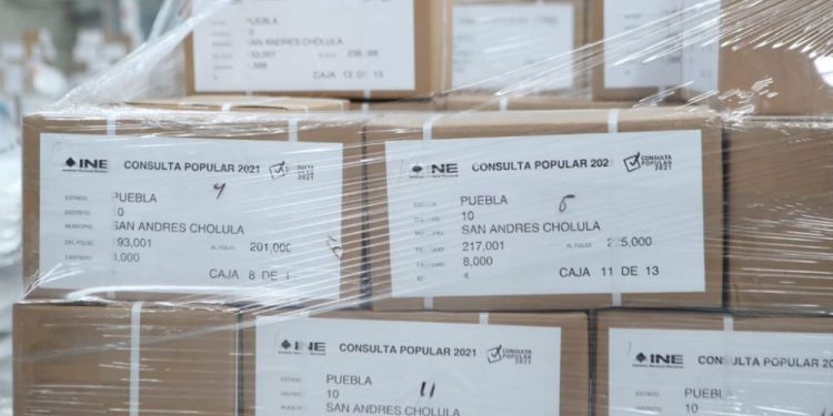 RECIBE TABASCO CASI DOS MILLONES DE BOLETAS PARA LA CONSULTA POPULAR