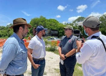 FONATUR SUPERVISA OBRA DE DESVÍO PROVISIONAL Y AVANCE DE ESTUDIOS GEOFÍSICOS EN CARRETERA FEDERAL 307