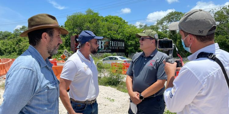 FONATUR SUPERVISA OBRA DE DESVÍO PROVISIONAL Y AVANCE DE ESTUDIOS GEOFÍSICOS EN CARRETERA FEDERAL 307