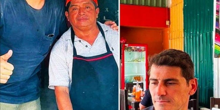REGALA COMO PROPINA IKER CASILLAS SUS TENIS Y ROPA AL MESERO QUE LO ATENDIÓ EN UN RESTAURANTE DE QUINTANA ROO
