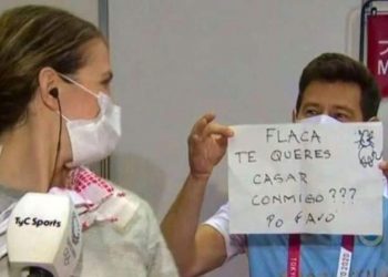 NO HAY NADA MÁS ROMÁNTICO QUE UNA PROPUESTA DE MATRIMONIO EN LOS JUEGOS DE TOKYO 2020