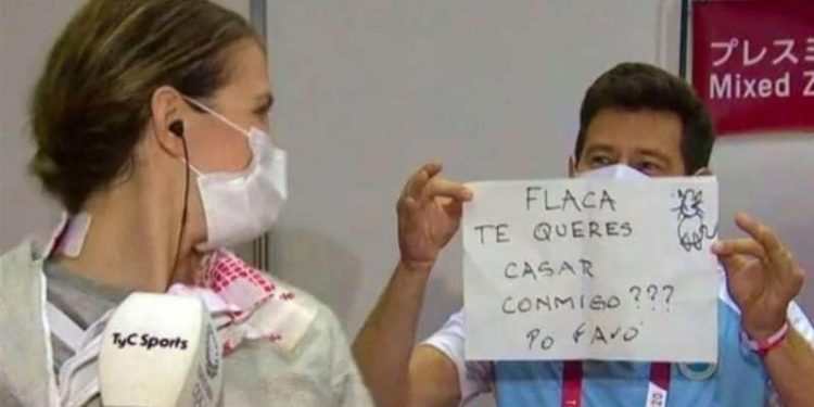 NO HAY NADA MÁS ROMÁNTICO QUE UNA PROPUESTA DE MATRIMONIO EN LOS JUEGOS DE TOKYO 2020