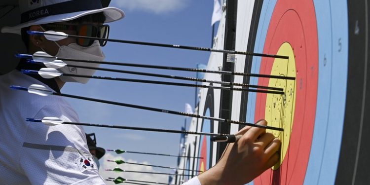 PRIMER RÉCORD OLÍMPICO DE LOS JUEGOS PARA LA SURCOREANA AN EN TIRO CON ARCO