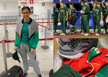 LA BOXEADORA BRIANDA TAMARA ENCONTRÓ LOS UNIFORMES DE UNA SELECCIÓN MEXICANA DE SOFTBALL QUE NO AMA A MÉXICO