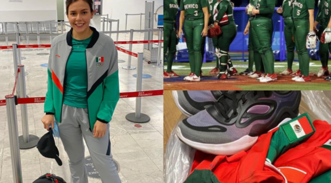 LA BOXEADORA BRIANDA TAMARA ENCONTRÓ LOS UNIFORMES DE UNA SELECCIÓN MEXICANA DE SOFTBALL QUE NO AMA A MÉXICO