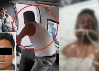 INTENTA ROBAR COMBI EN EDOMEX, PERO TERMINA GOLPEADO Y SEMIDESNUDO