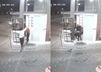 JÓVENES GOLPEAN A UN ADULTO MAYOR EN QUERÉTARO; LOS CAPTAN EN VIDEO